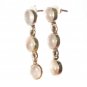 ST393       Rose Quartz  Earrings in Sterling Silver