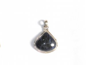PN219       Sodalite Pendant in Sterling Silver