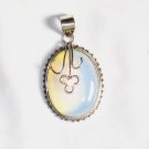 PN185       Moonstone Pendant in Sterling Silver