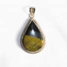 PN198       Tiger Iron Pendant in Sterling Silver