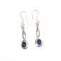 ER034       Sapphire Earrings in Sterling Silver