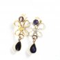 ER076       Sapphire Earrings in Sterling Silver