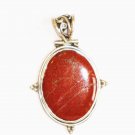 PN059       Jasper Pendant in Sterling Silver