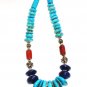 ST371       Tibetan  Necklace in Sterling Silver