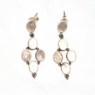 ST397       Quartz  Earrings in Sterling Silver