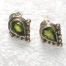 ER060       Peridot and Citrine Earrings in Sterling Silver