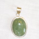 PN419       Jade Pendant in Sterling Silver