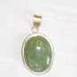 PN419       Jade Pendant in Sterling Silver