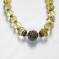 ST029       Lemon Quartz Necklace in Sterling Silver