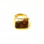 RG007 - Agate Ring in Sterling Silver - Size 10