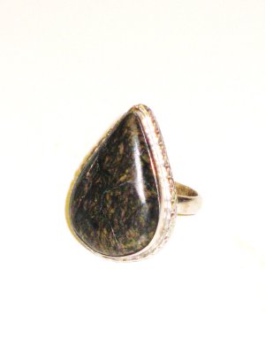RG016 - Agate Ring in Sterling Silver - Size 7