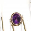 RG021       Amethyst Ring in Sterling Silver - Size 8.5