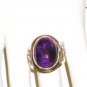 RG021       Amethyst Ring in Sterling Silver - Size 8.5