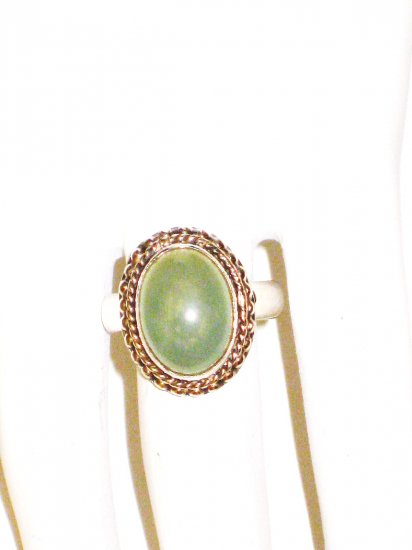 RG023 Chalcedony Ring in Sterling Silver Size 6.5
