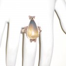 RG042       Chalcedony Ring in Sterling Silver Size 7