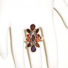 RG014       Garnet Ring in Sterling Silver, Size 7