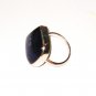 RG011 Dichroic Glass Ring in Sterling Silver, Size 6