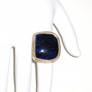 RG044       Dichroic Glass Ring in Sterling Silver, Size 6