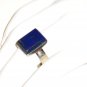 RG035       Lapis Lazuli Ring in Sterling Silver, Size 8