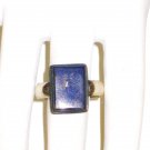 RG035       Lapis Lazuli Ring in Sterling Silver, Size 8