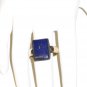 RG035       Lapis Lazuli Ring in Sterling Silver, Size 8