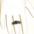 RG039       Lapis Lazuli Ring in Sterling Silver, Size 9