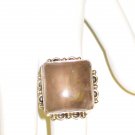 RG026       Rose Quartz Ring in Sterling Silver, Size 6