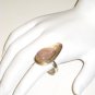 RG028       Rose Quartz Ring in Sterling Silver, Size 8