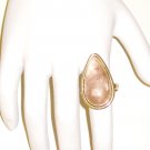 RG028       Rose Quartz Ring in Sterling Silver, Size 8