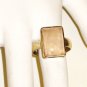 RG030       Rose Quartz Ring in Sterling Silver, Size 8
