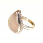 RG034       Rose Quartz Ring in Sterling Silver, Size 8