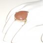 RG040 Rose Quartz Ring in Sterling Silver, Size 6