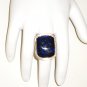 RG054 Dichroic Glass Ring in Sterling Silver