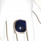 RG056       Dichroic Glass Ring in Sterling Silver