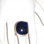 RG056       Dichroic Glass Ring in Sterling Silver