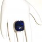 RG056 Dichroic Glass Ring in Sterling Silver