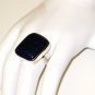 RG062       Dichroic Glass Ring in Sterling Silver
