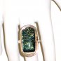 RG063 Dichroic Glass Ring in Sterling Silver