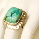 RG104       Turquoise Ring in Sterling Silver, Size 6