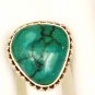 RG105       Turquoise Ring in Sterling Silver, Size 7