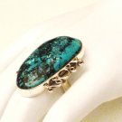 RG106       Turquoise Ring in Sterling Silver, Size 7