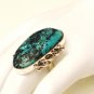 RG106       Turquoise Ring in Sterling Silver, Size 7