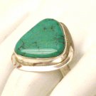 RG107       Turquoise Ring in Sterling Silver, Size 7
