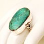 RG115       Turquoise Ring in Sterling Silver, Size 7