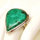 RG119       Turquoise Ring in Sterling Silver, Size 7