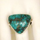 RG120       Turquoise Ring in Sterling Silver, Size 7