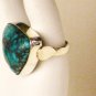 RG120       Turquoise Ring in Sterling Silver, Size 7