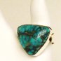 RG120       Turquoise Ring in Sterling Silver, Size 7