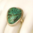 RG124       Turquoise Ring in Sterling Silver, Size 7