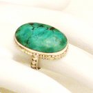 RG131       Turquoise Ring in Sterling Silver, Size 7